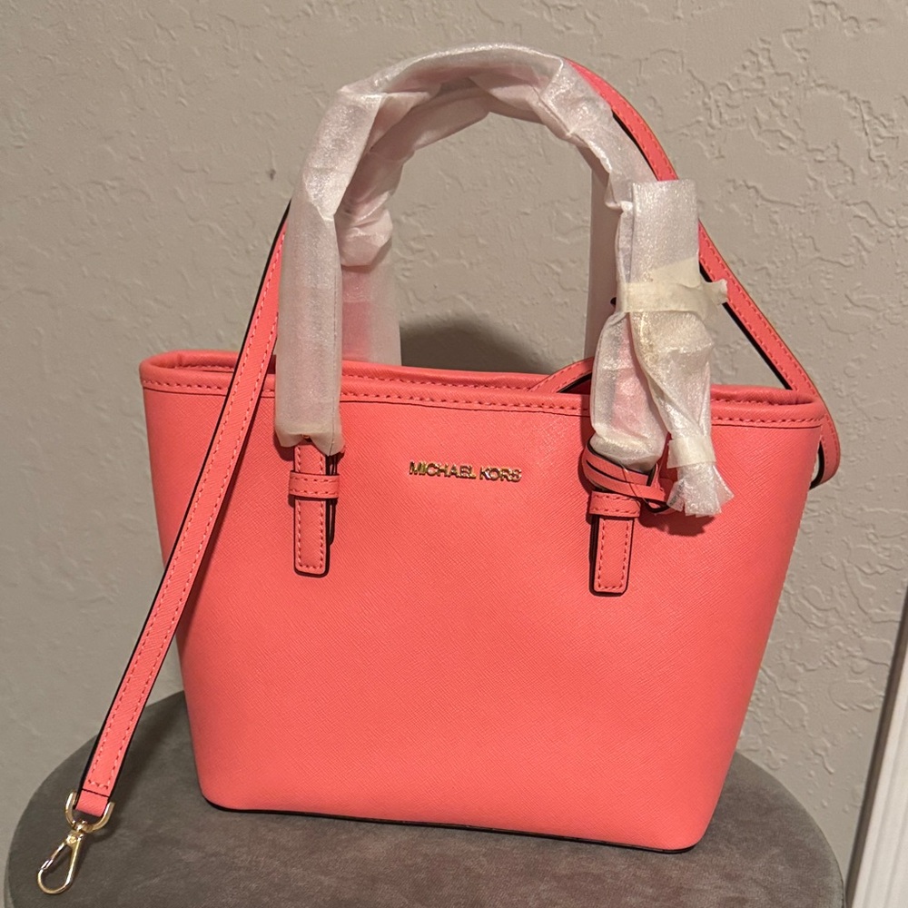 Michael Kors Vibrant Coral Mini Bag